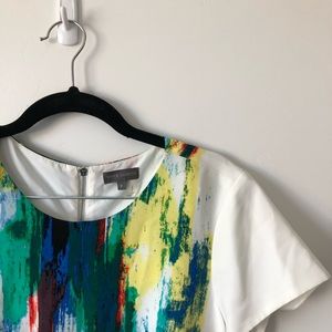 Vince Camuto Color Streak Shift Dress